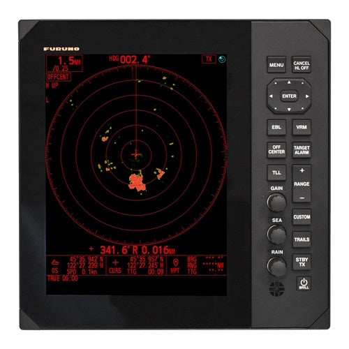 Furuno FR12 12.1in Portrait Style Radar Display Works with DRS Antennas - FR12