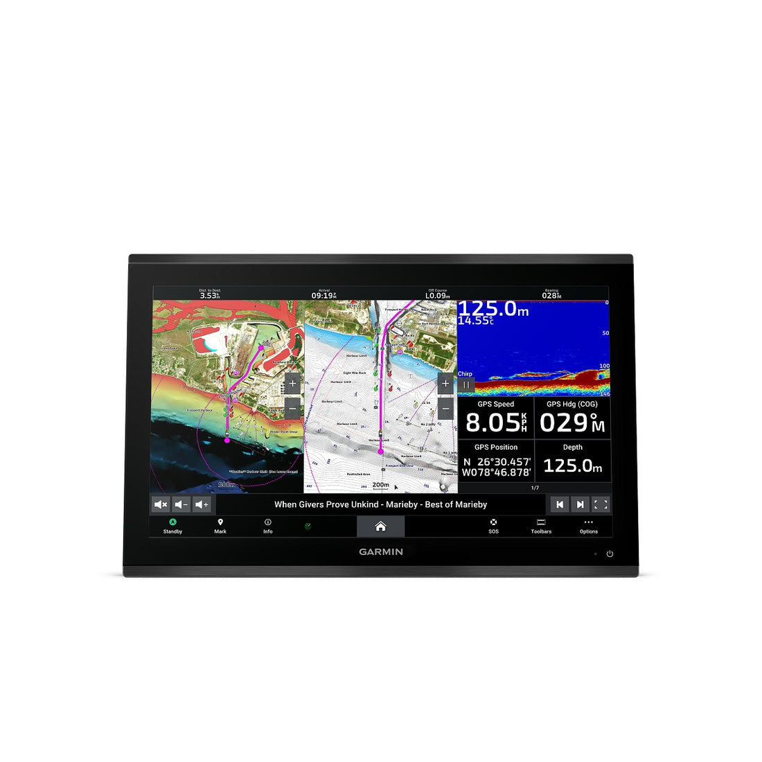 Garmin GPSMAP 9022 22in Plotter With Worldwide Basemap - 010-02674-00