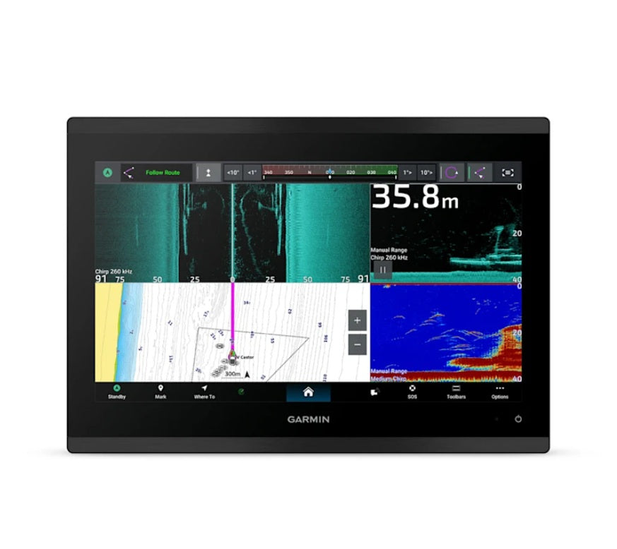Garmin GPSMAP 9013xsv 13in MFD Worldwide Basemap and Sonar - 010-03176-02