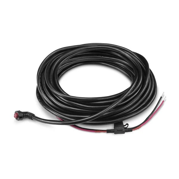 Garmin 010-12067-10 48ft Power Cable for XHD2, 12AWG Right Angle Connector - 010-12067-10