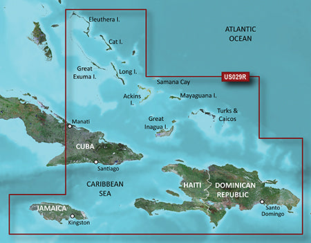 Garmin HXUS029R G3 Micro SD Souther Bahamas - 010-C0730-20