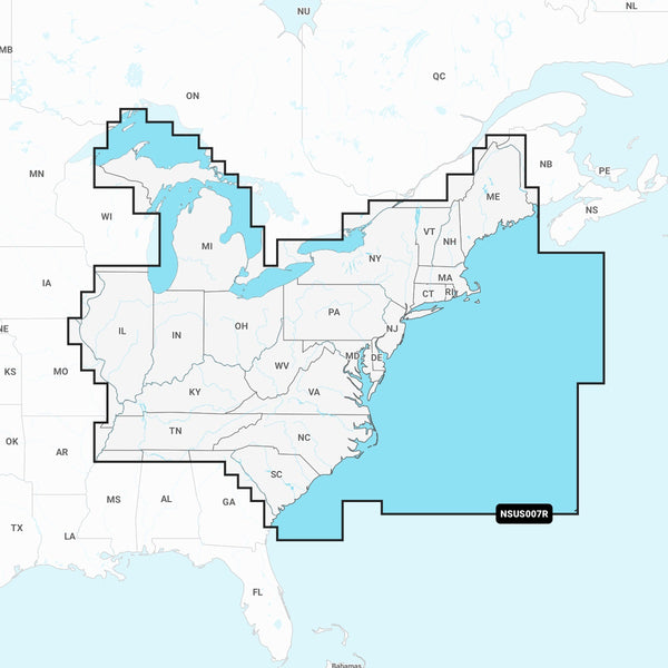 Garmin Nsus007 R Navionics+ U.S. East Micro Sd