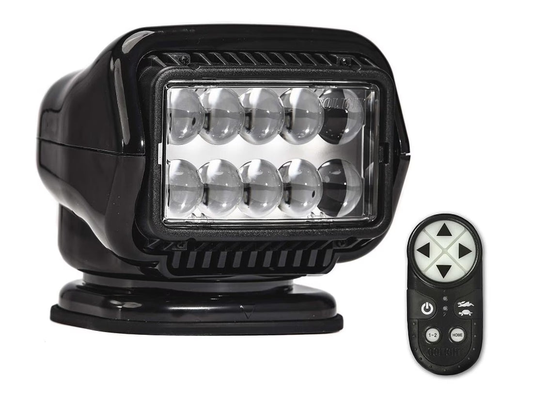 Golight Stryker LED Black Wireless Handheld Remote Permanent Mount - 30514ST