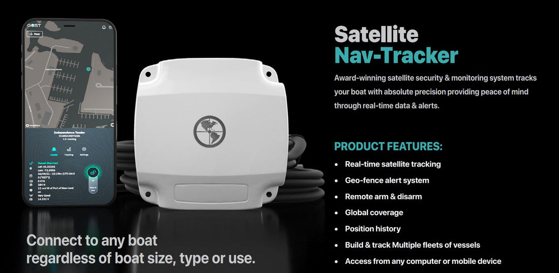GOST Nav-Tracker Elite 1.0 IDP SAT/GPS Tracking Device With 80ft Cable - GNT-1.0-ELITE-80-IDP