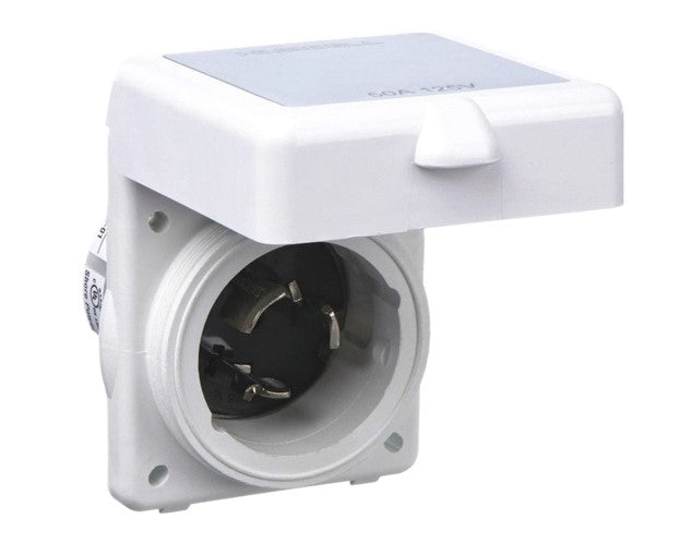 Hubbell HBL503NM 50A 125V Shore Power Inlet - HBL503NM