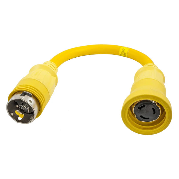 Hubbell HBL61CM72 Adapter 50A125V Female To 50A250V Male - HBL61CM72