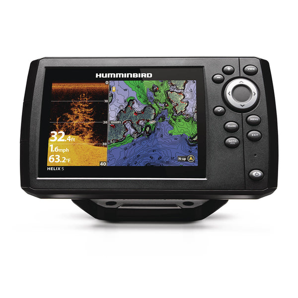 Humminbird HELIX5 CHIRP DI 5in WVGA Sonar GPS G3 - 411670-1