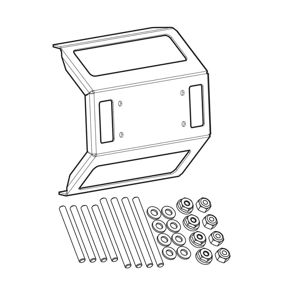 Humminbird IDMK-S10R Flush Mount Kit for Solix 10 - 740173-1
