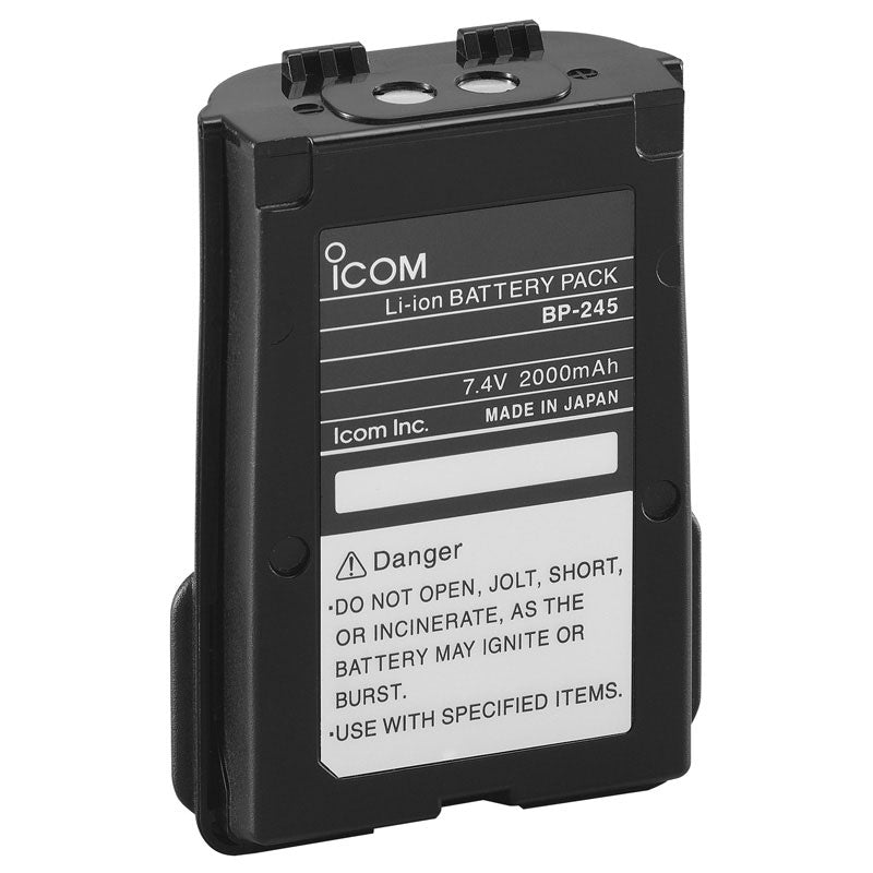 Icom Bp245 H 2000 Mah Li Ion Battery For M72/M73