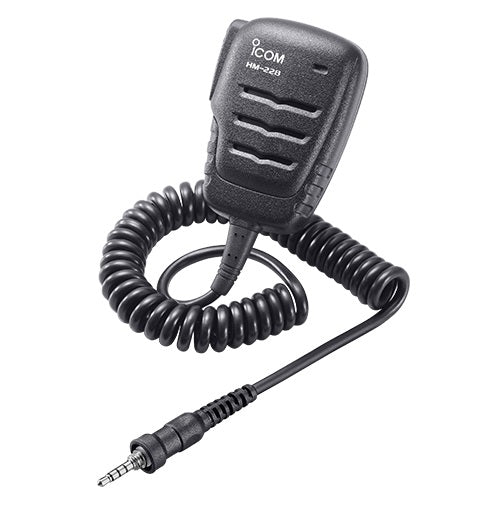 Icom HM228 Compact Waterproof Speaker Microphone - HM228