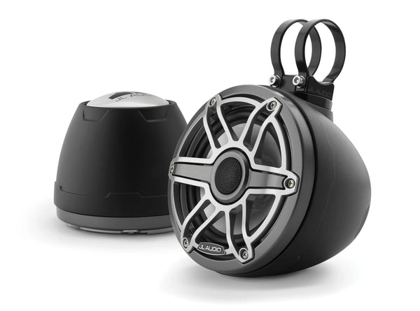 JL Audio M6 VeX 6.5in Enclosed System Titanium Sport Grille - 010-03263-00