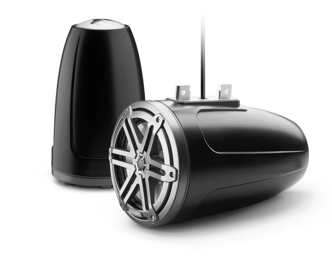 JL Audio M3 7.7in Enclosed Tower Speakers Gray Sport Grille - 010-03267-00