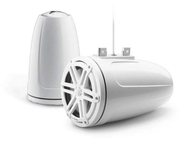 JL Audio M3 7.7in Enclosed Tower Speakers White Sport Grille - 010-03269-00