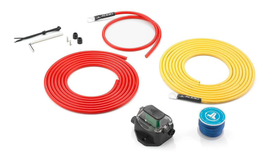 JL Audio 12v Power Connection Kit 9 AWG Within 12 ft XMD-PCS30A-1-L12 90400 - 010-13649-00