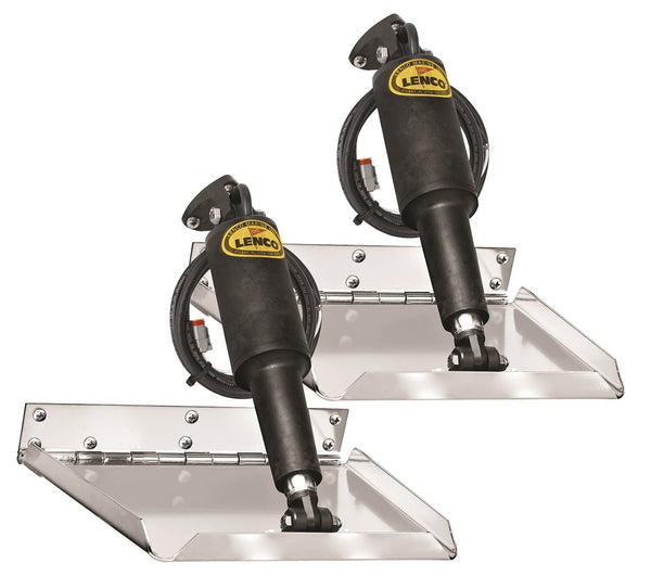 Lenco 12inx9in Performance Trim Tab Kit 12v Requires Switch - 15036-101