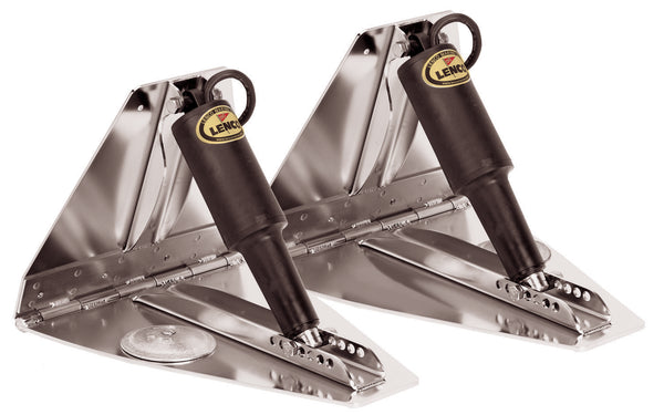 Lenco 14inx12in High Performan Trim Tab Kit 12v Requires Switch - 15048-101