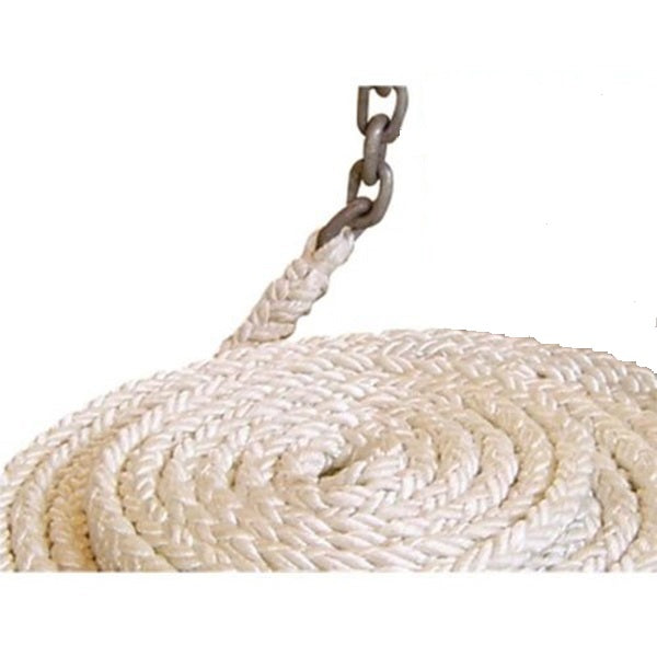 Lewmar 6ft 1/4in G4 Chain & 150ft 1/2in 8 Plait Line - HM06HT150P