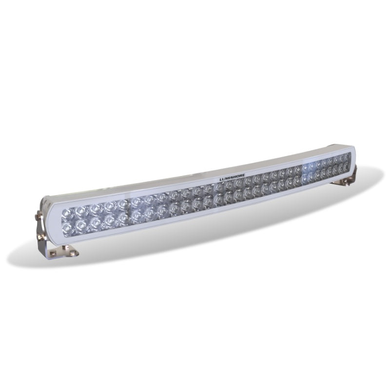 Lumishore 30in Curved Lightbar White LED, White Housing 12/24vDC - 010-04463-00