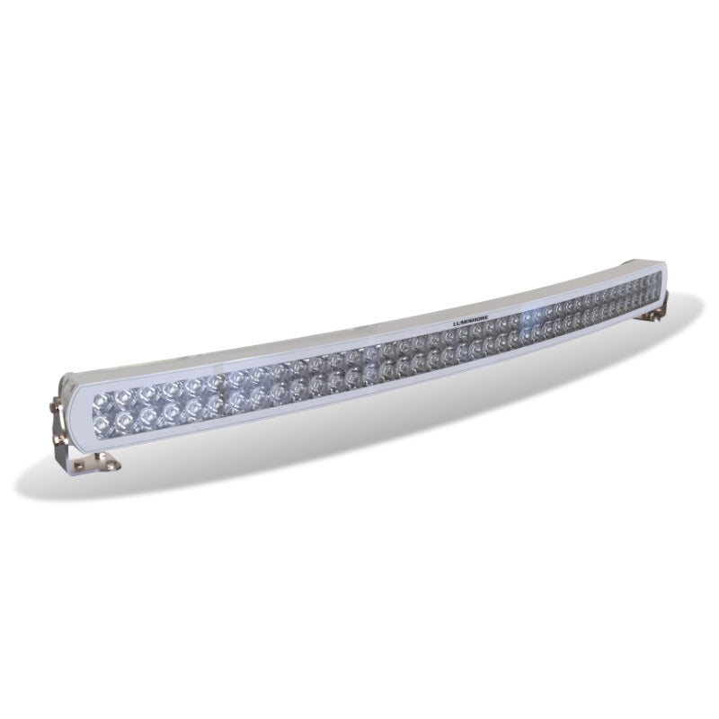 Lumishore 40in Curved Lightbar White Led, White Housing 12/24v Dc