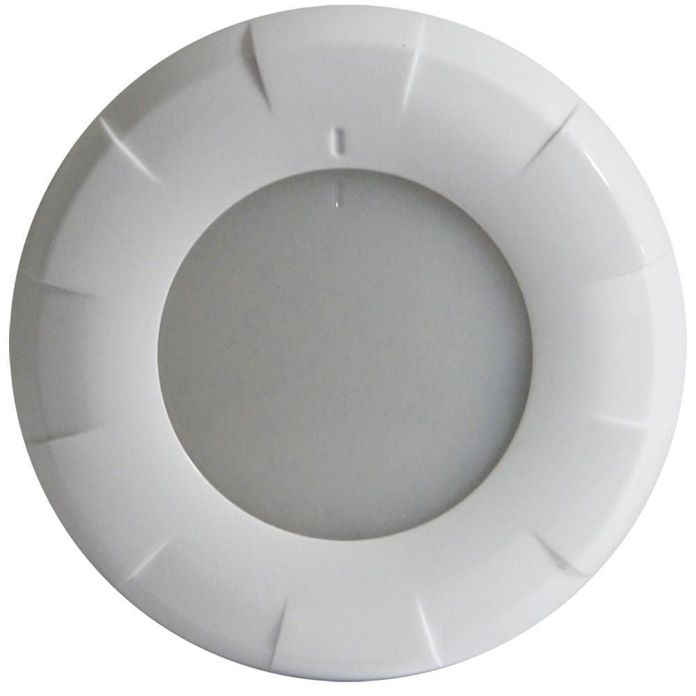 Lumitec Aurora Dome Light White/Red Led Light White Finish 12/24v