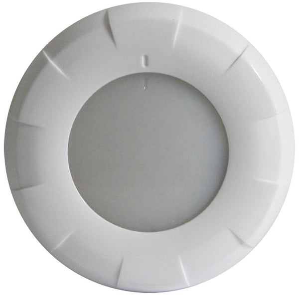 Lumitec Aurora Dome Light White LED Light White Finish 12/24v - 101077