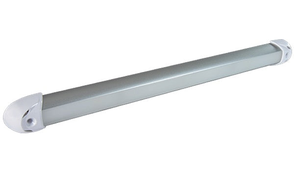 Lumitec RAIL2 12in Rail Light Warm White LED Brushed Finish 12/24v - 101242