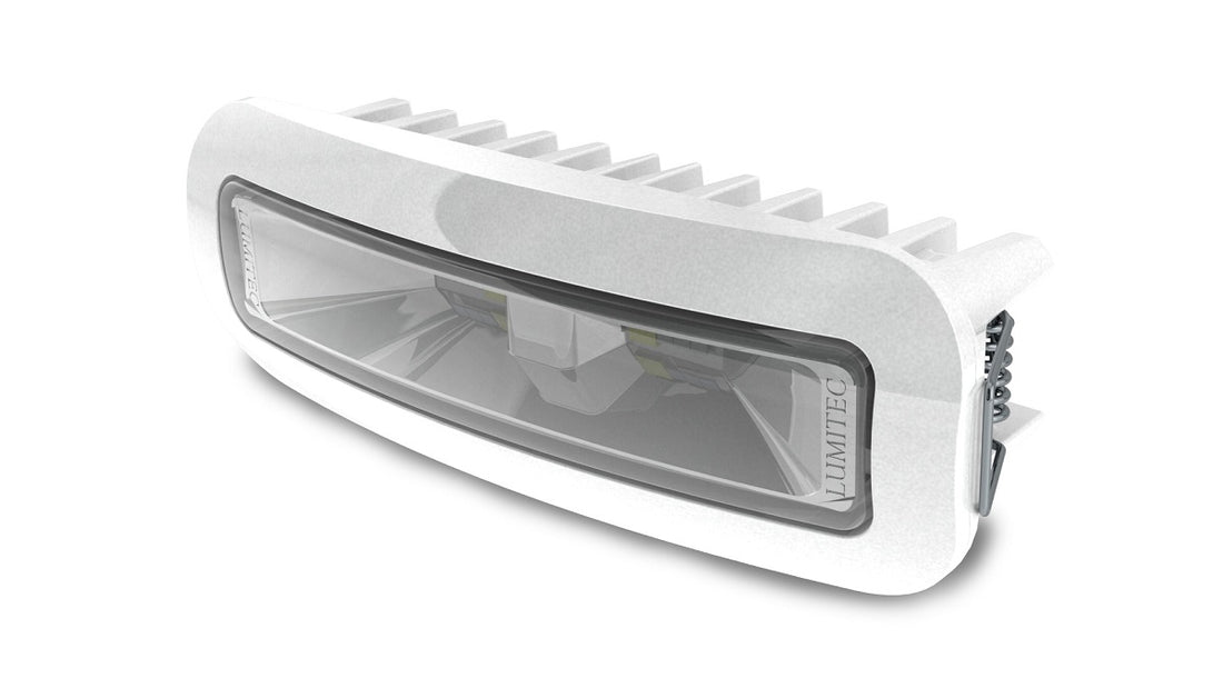 Lumitec Capri3 Flood Light White LEDfts Dimmable Flush Mount White 12/24v - 101724