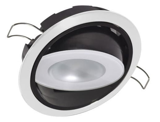 Lumitec Mirage Down Light Warm White White Finish - 115129