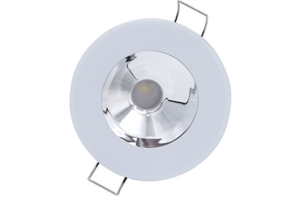 Lumitec Illusion Down Light Warm White Spectrum LED White Mirror Reflector 10-30v - 117135