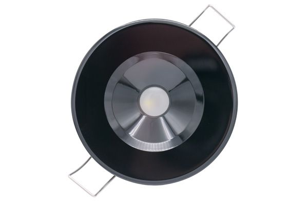 Lumitec Illusion Down Light Warm White Spectrum LED Black Reflector 10-30v - 117155