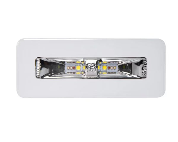 Lumitec Illusion Spreader Light RGBW Spectrum LED Flush Mount White Housing 12/24v - 117227