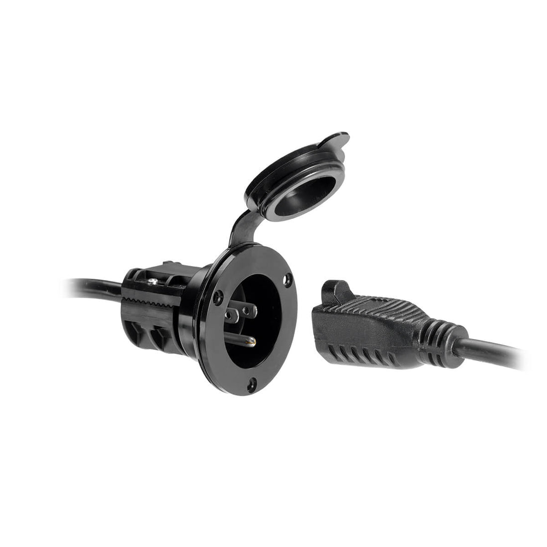 Minn Kota MKR-21 AC Power Port Black - Bulk pack - 1865111