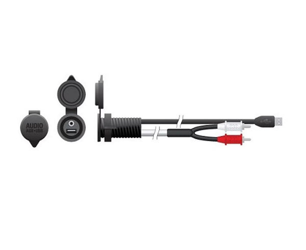 Marine Audio 3.5MM Aux In And USB Combo Port - MA-AUXUSBR