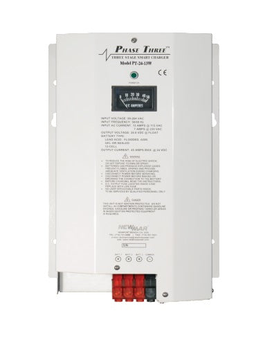 Newmar PT-24-13W 24v Charger 3 Bank 13 Amp - PT-24-13W