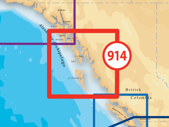Navionics MSD/914P-2 Platinum North BC-BARANOF Island - MSD/914P-2