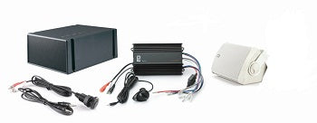 Polyplanar MP3-KIT-7 White Amp And Speaker Kit - MP3-KIT7-W