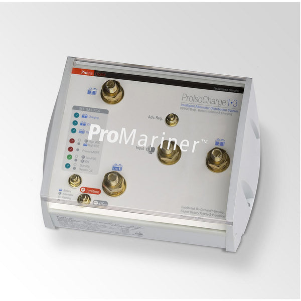 ProMariner ProIso Charge 250 0 Voltage Loss Isolator 12v 1 Alternator 3 Batteries - 23126