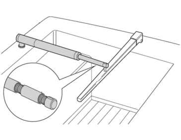 Raymarine 4in Pushrod Extension - D006