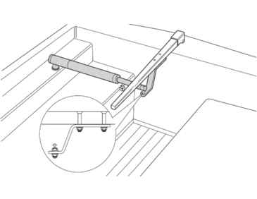 Raymarine 1in Tiller Bracket - D009