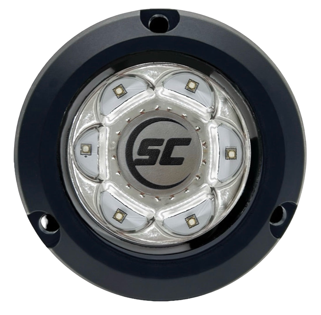 Shadow Caster SC2 Underwater LED Light Great White 12v Composite Surface Mount - SC2-GW-CSM