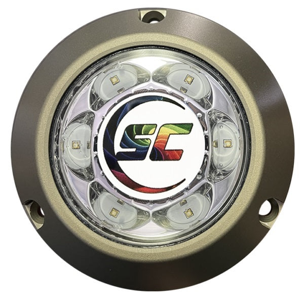 Shadow Caster SC3 Underwater LED Light Color Changing 12v Aluminum Surface Mount - SC3-CC-ALSM