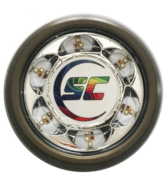 Shadow Caster SC3 Underwater LED Light GW 12v Aluminum Pontoon - SC3-GW-ALTB