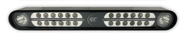 Shadow Caster Eagle Ray Light Bar Dual Optics Black Housing 12/24v - SCM-EAGLE RAY-BK