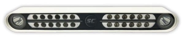 Shadow Caster Eagle Ray Light Bar Dual Optics White Housing 12/24v - SCM-EAGLE RAY-WH