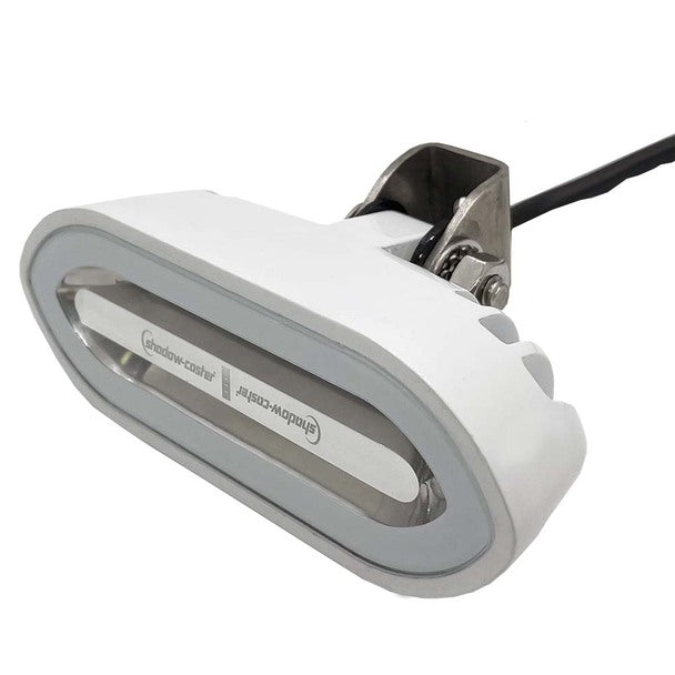 Shadow Caster SCM-SL Spreader Light White, Blue, Red LED Bracket Mount White Housing - SCM-SLB-WBR-WH
