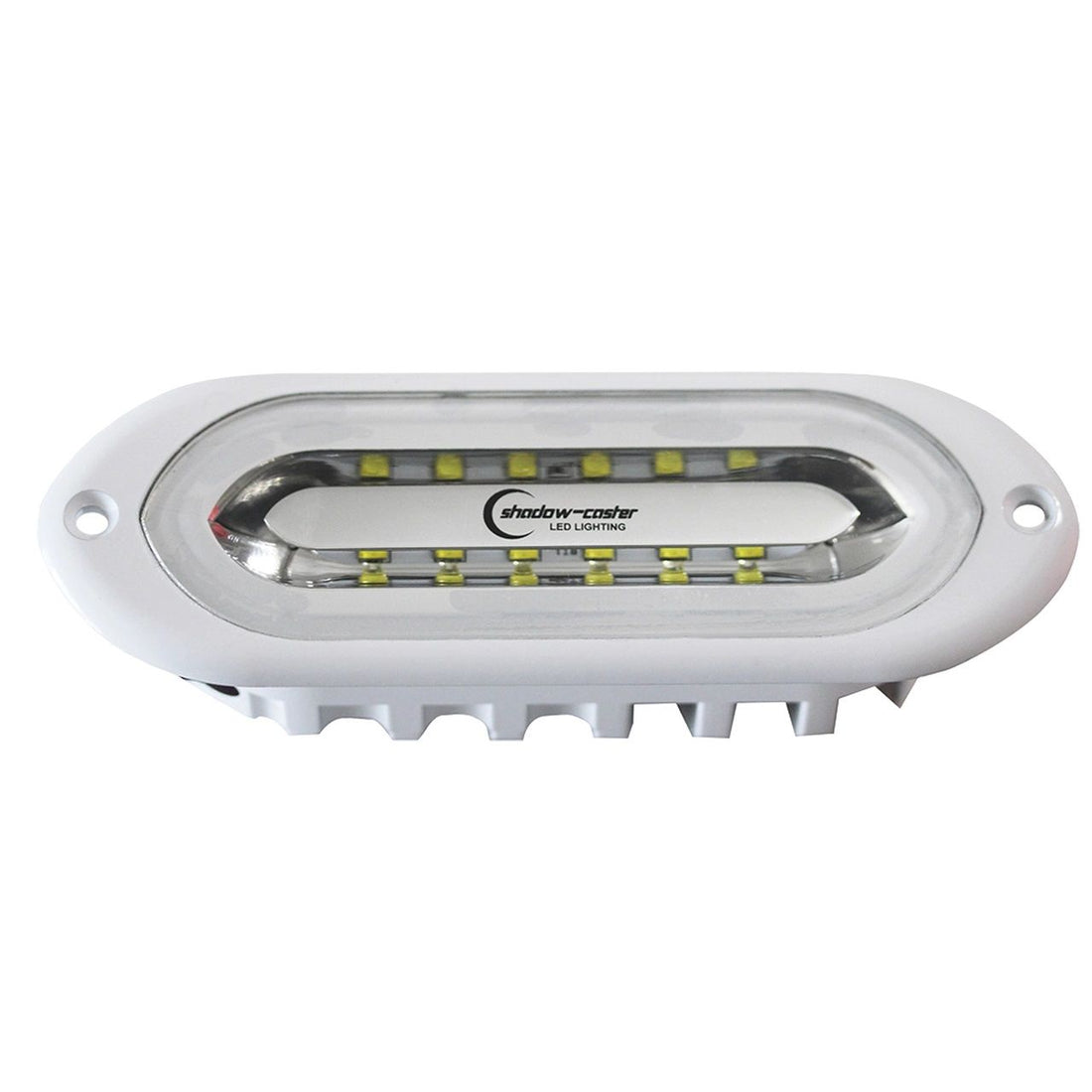 Shadow Caster SCM-SL Spreader Light White, Blue, Red LED Flush Mount White Housing - SCM-SLF-WBR-WH