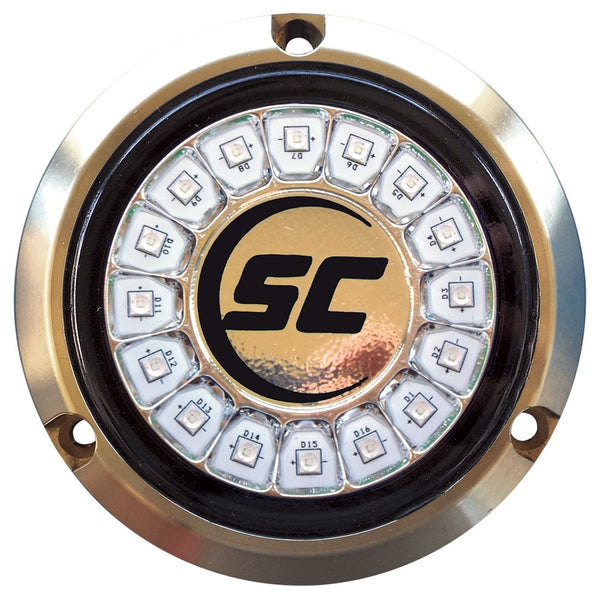 Shadow Caster SCR16 Underwater LED Light Bimini Blue - SCR-16-BB-BZ-10