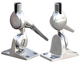 Shakespeare 5187 Stainless Steel Nutless 4WAY Ratchet Mnt - 5187