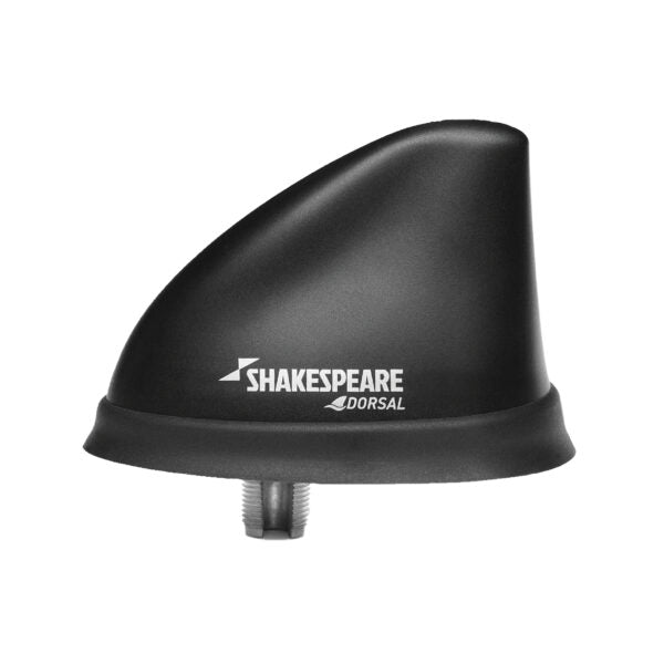 Shakespeare 5912 Black VHF Low Profile Dorsal Antenna 26ft RG58 Cable - 5912-DS-VHF