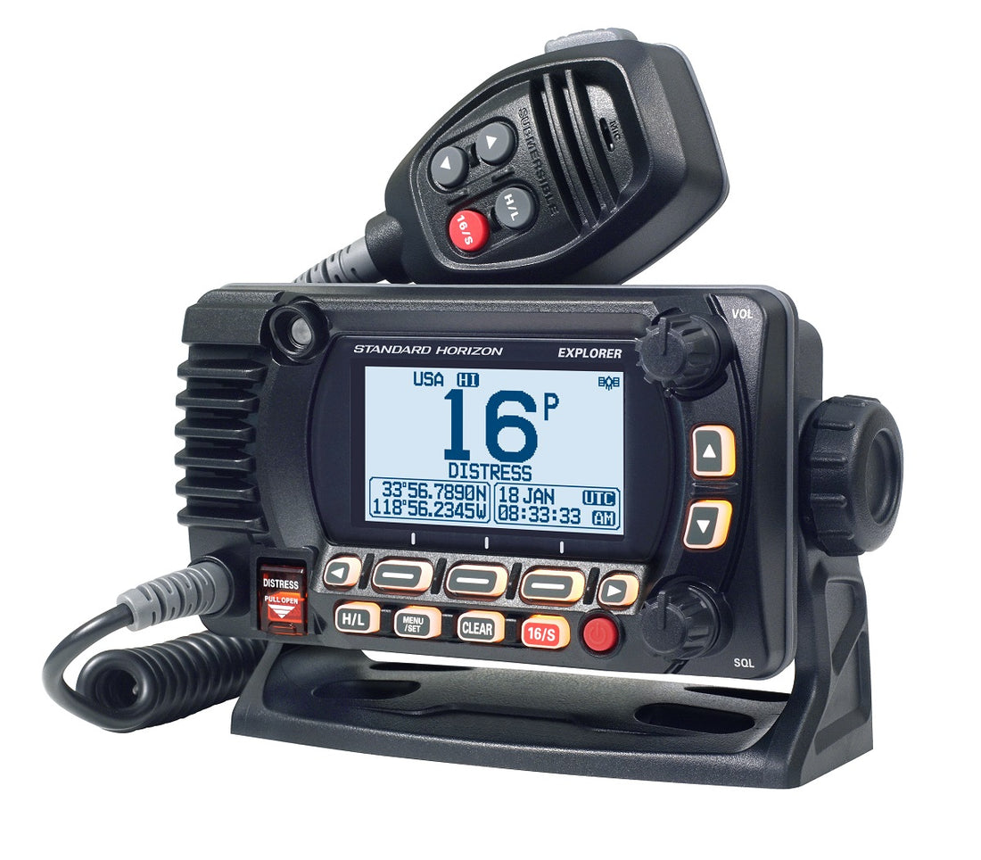 Standard Explorer Black 25 Watt VHF NMEA 2000 - GX1850B